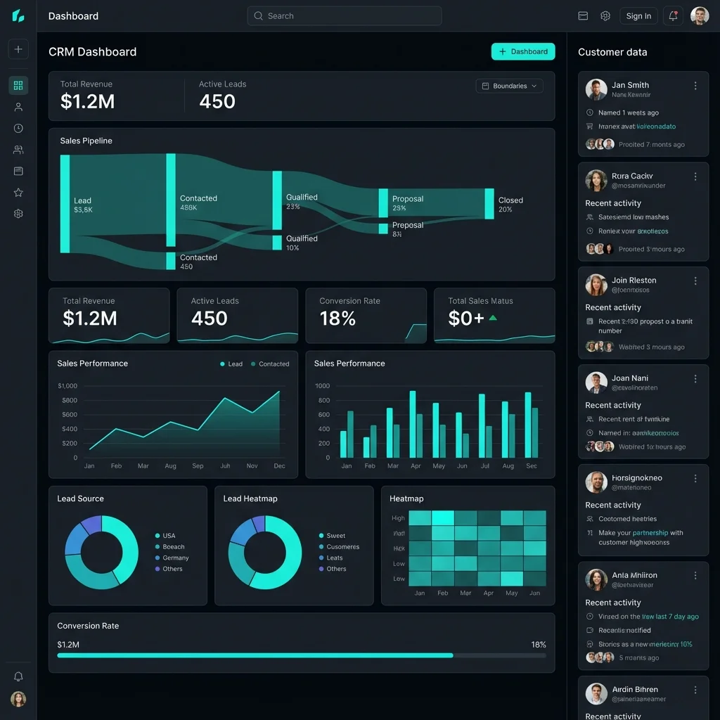 CRM Dashboard